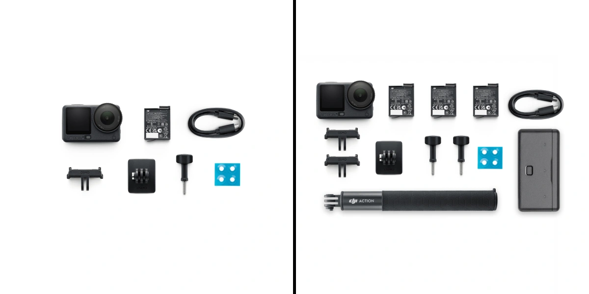 DJI Osmo Action 6 – Pro Standard vs Pro Adventure Combo